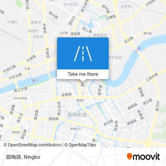 腊梅路 map