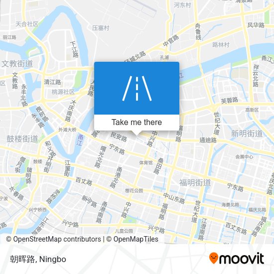 朝晖路 map