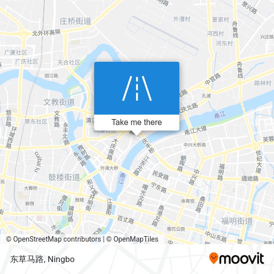 东草马路 map