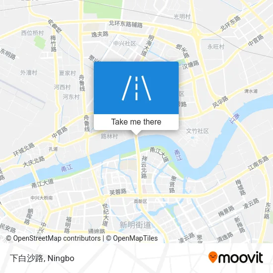 下白沙路 map