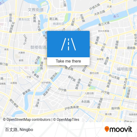 百丈路 map