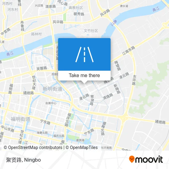 聚贤路 map
