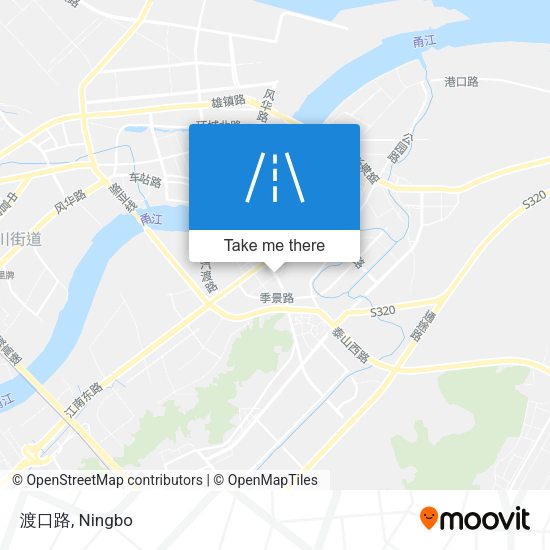 渡口路 map