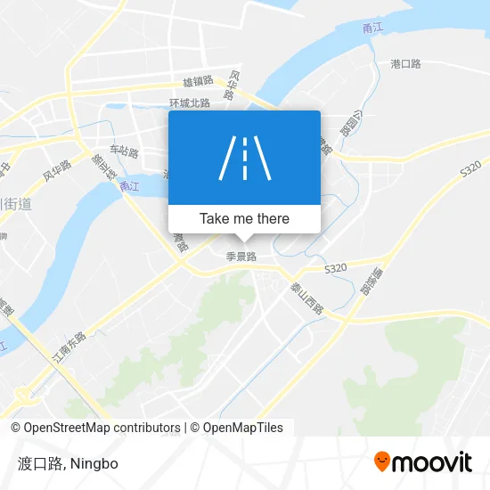 渡口路 map
