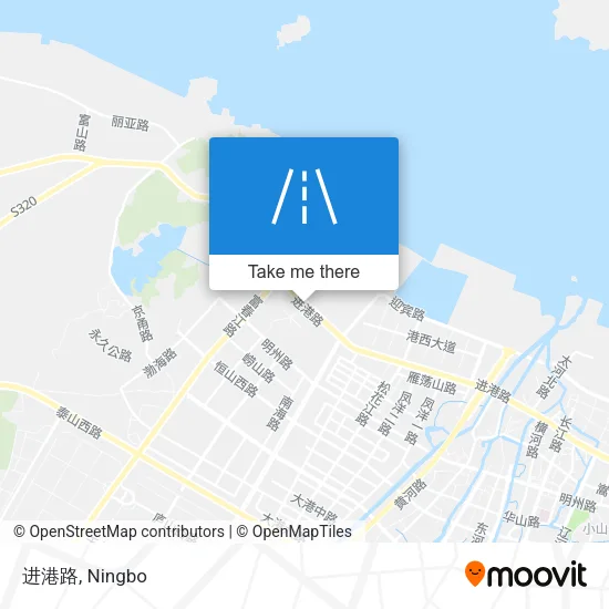 进港路 map
