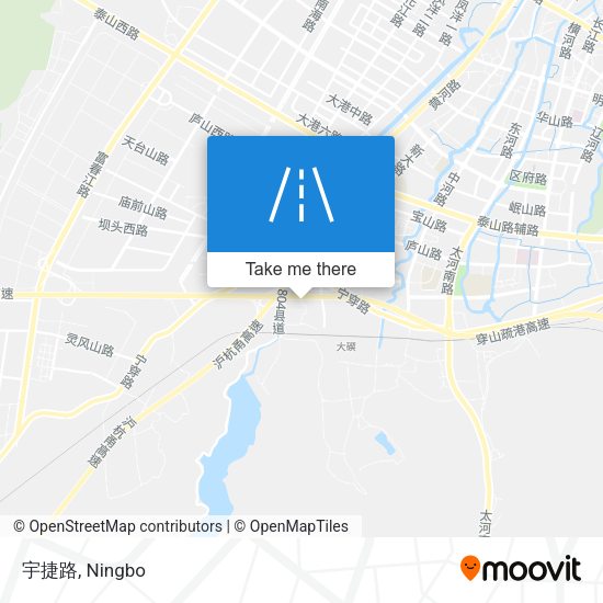 宇捷路 map