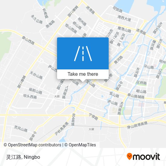 灵江路 map
