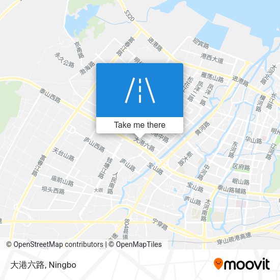 大港六路 map