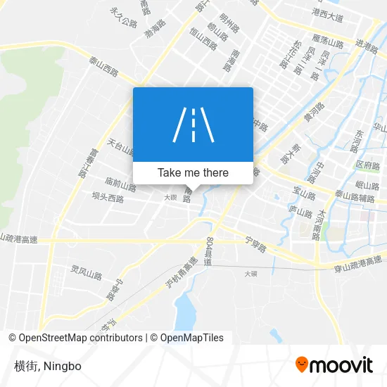 横街 map