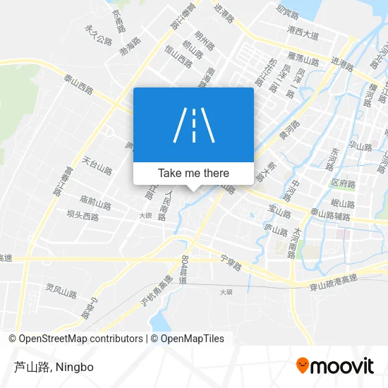 芦山路 map