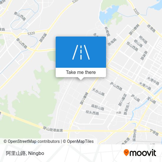 阿里山路 map