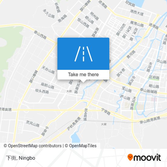 下街 map