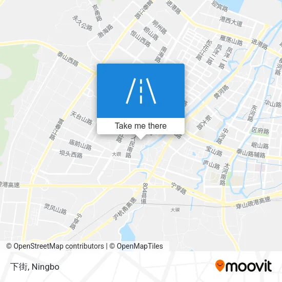 下街 map