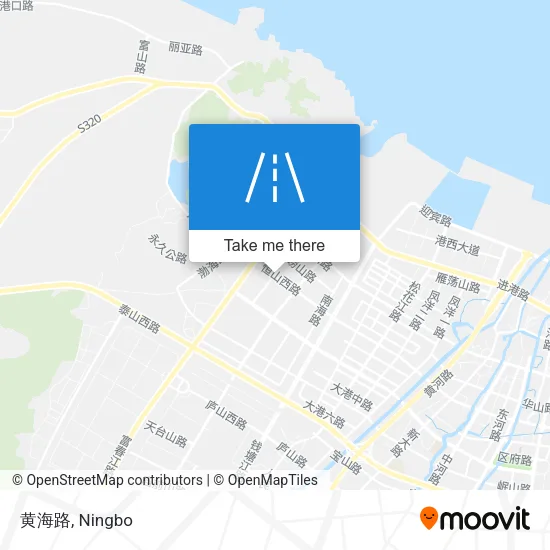 黄海路 map
