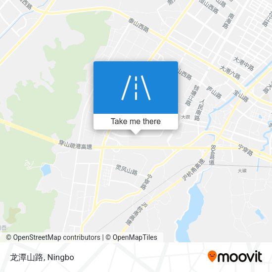 龙潭山路 map