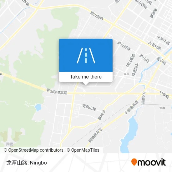 龙潭山路 map