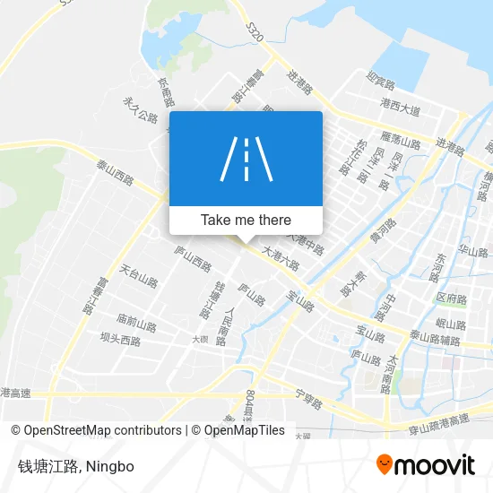 钱塘江路 map