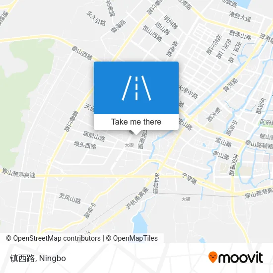 镇西路 map