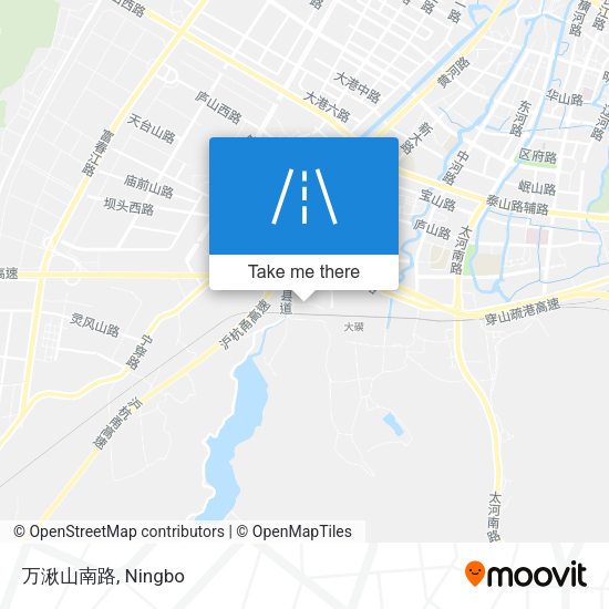 万湫山南路 map