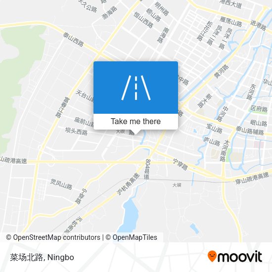 菜场北路 map