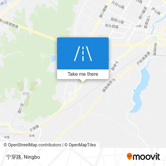 宁穿路 map