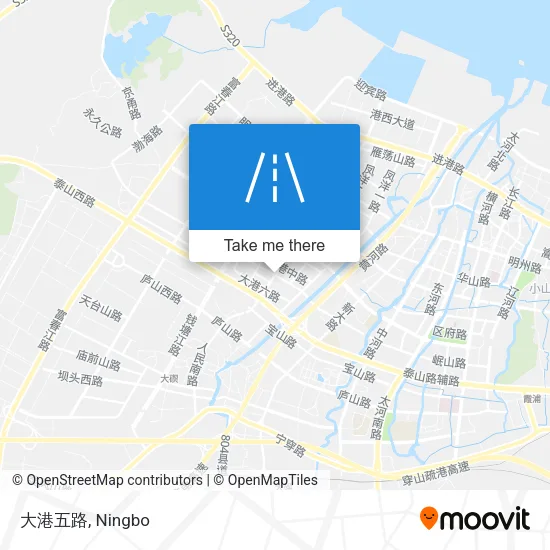 大港五路 map