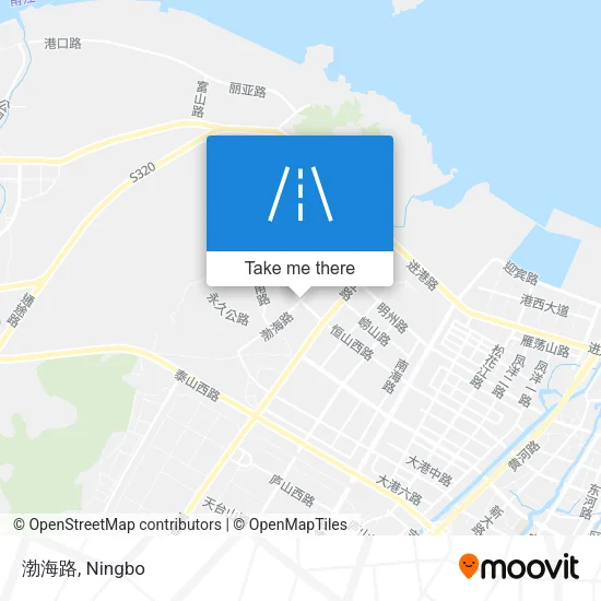 渤海路 map