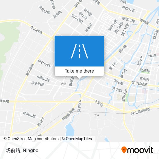 场前路 map
