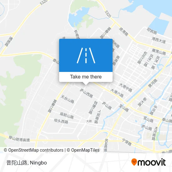 普陀山路 map