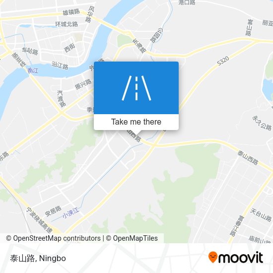 泰山路 map