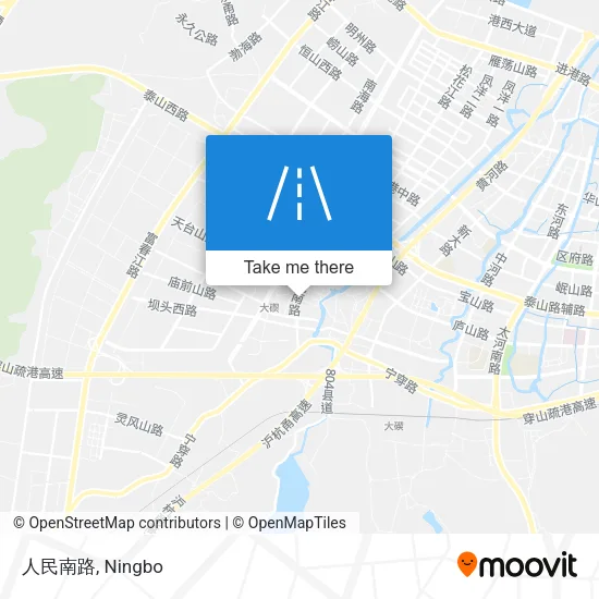 人民南路 map