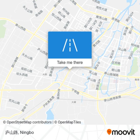 庐山路 map