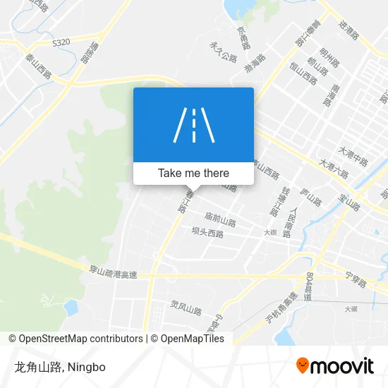 龙角山路 map