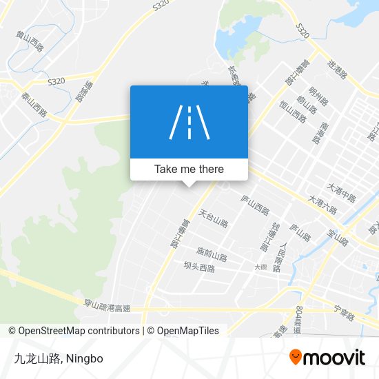 九龙山路 map