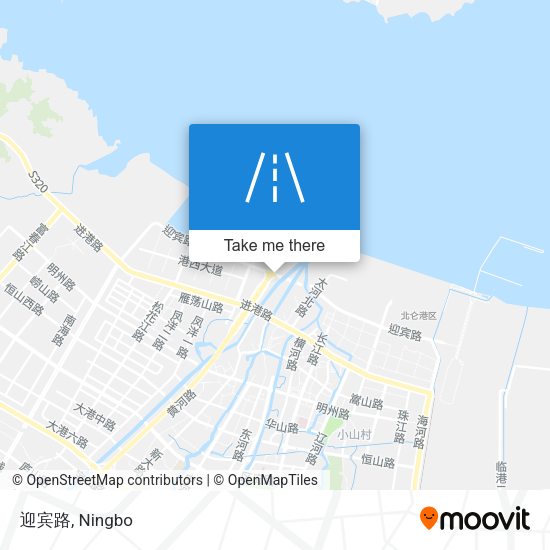 迎宾路 map