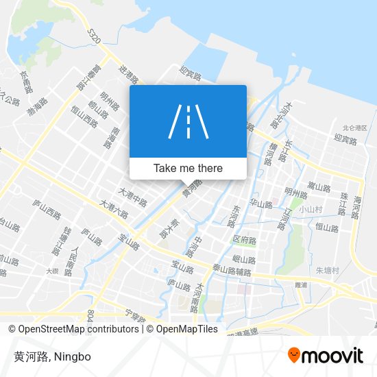 黄河路 map