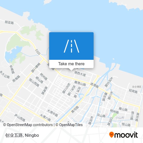 创业五路 map