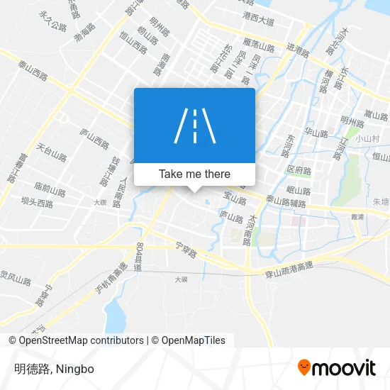 明德路 map