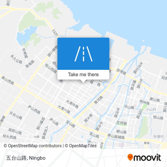 五台山路 map