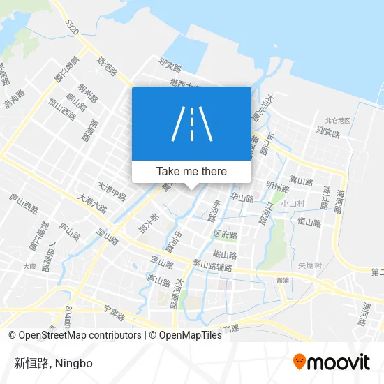 新恒路 map