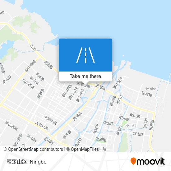 雁荡山路 map