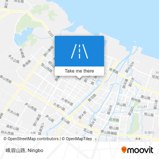 峨眉山路 map