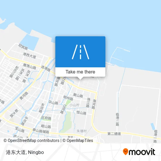 港东大道 map