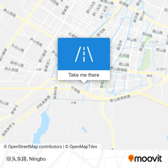 坝头东路 map