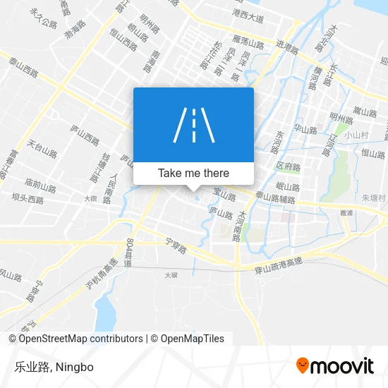 乐业路 map