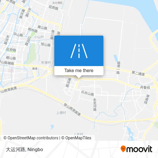 大运河路 map