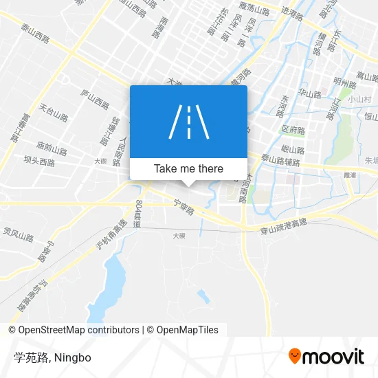 学苑路 map