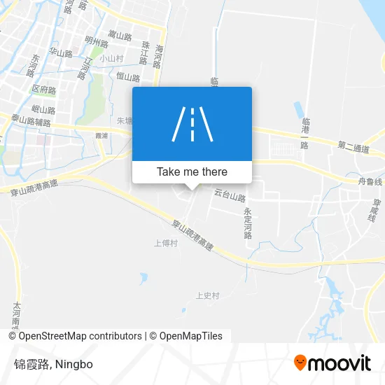 锦霞路 map