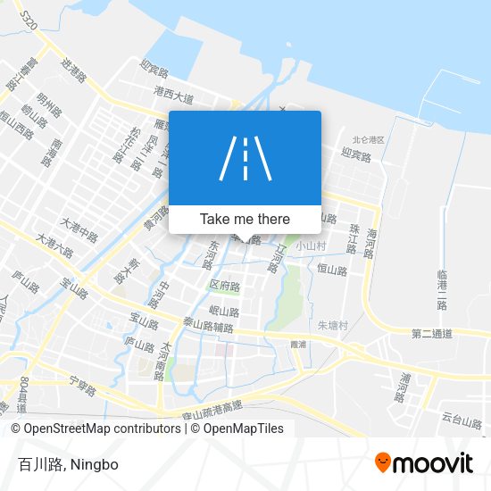 百川路 map