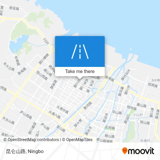 昆仑山路 map